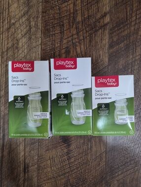 Playtex Baby Nurser Drop Ins Liners Size 4 Oz And 8-10 Oz Lot
